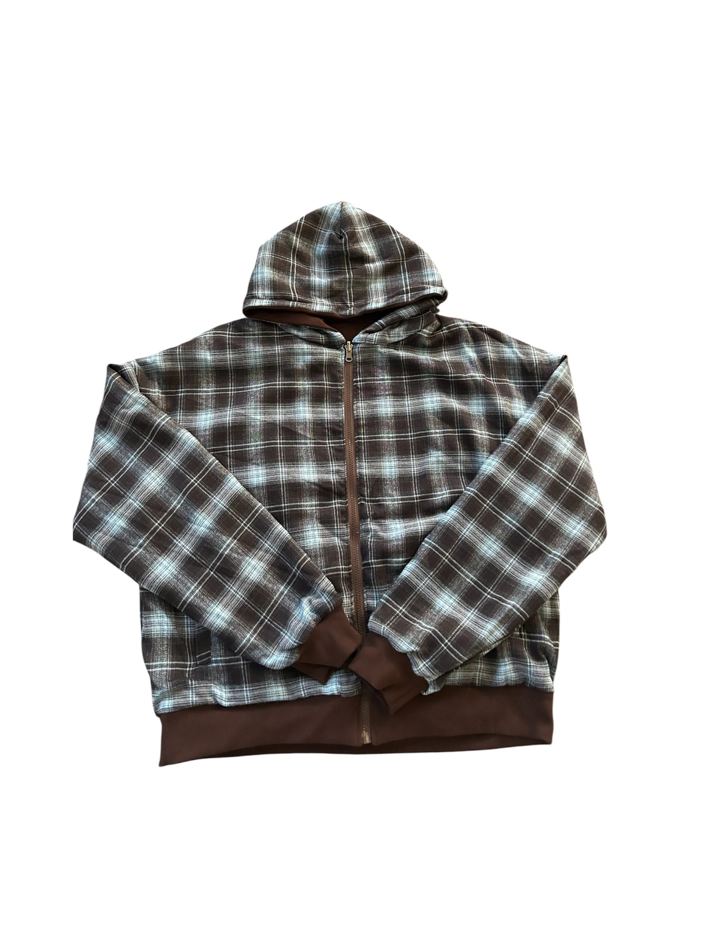 The reversible plaid hoodie