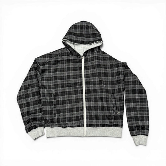 The reversible plaid hoodie